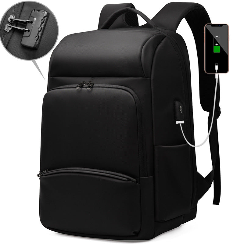 Men’s Anti-Theft Laptop Backpack – Durable Oxford Cloth School & Travel Bag
