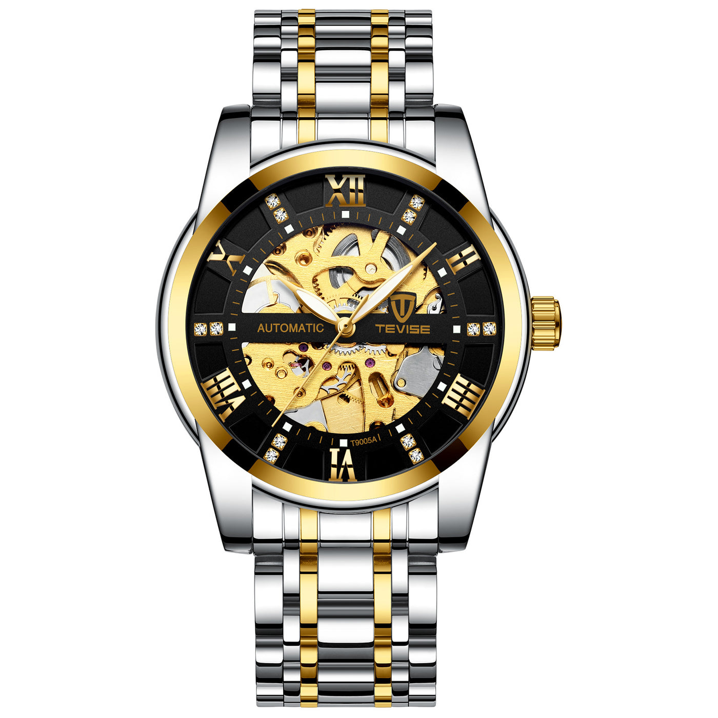 Luxury Men’s Hollow Skeleton Automatic Mechanical Watch – Waterproof Designer Fashion Watch