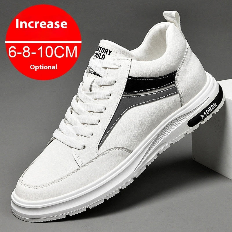 Men’s Height Increasing Casual Sneakers – Stylish & Comfortable Elevator Shoes