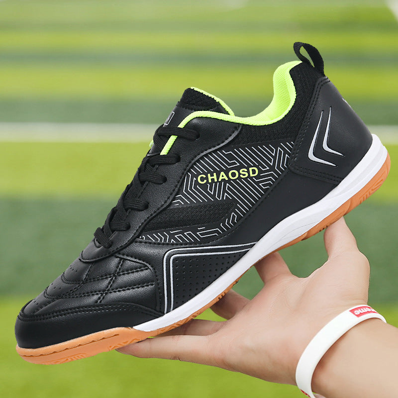 Men’s Flat Bottom Soccer Shoes – Non-Slip Training Football Shoes, Lightweight Indoor Turf Sneakers for Men