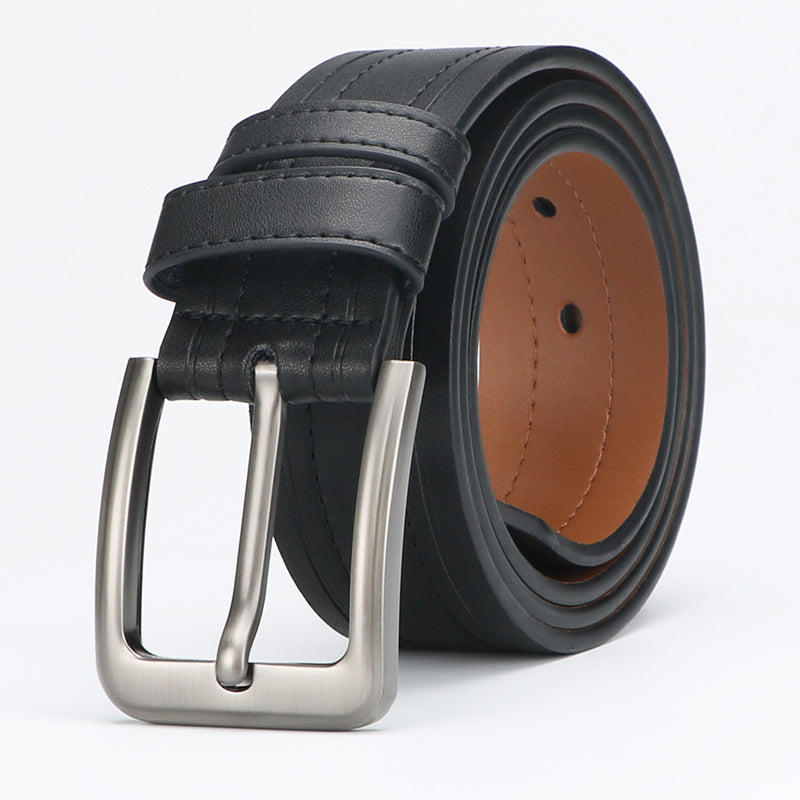 Men’s Leather Belt – Formal & Casual Belt for Work, Jeans & Business Wear (Durable & Stylish)